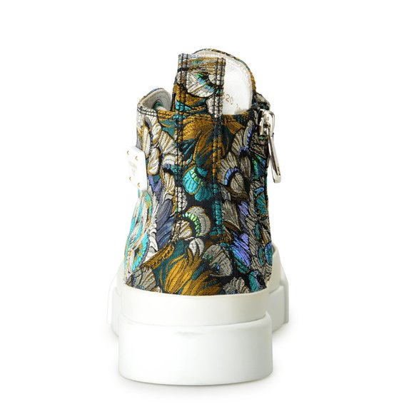 Dolce & Gabbana Women's High Top Floral Print Athletic Sneakers Shoes US 6 IT 36 - Picture 3 of 9